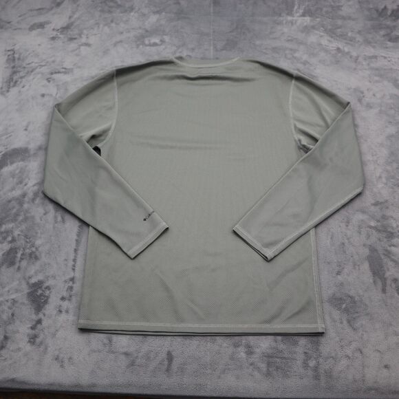 Columbia Shirt Mens S Gray Long Sleeve Crew Neck Pullover Sportswear T Shirt - Picture 10 of 16